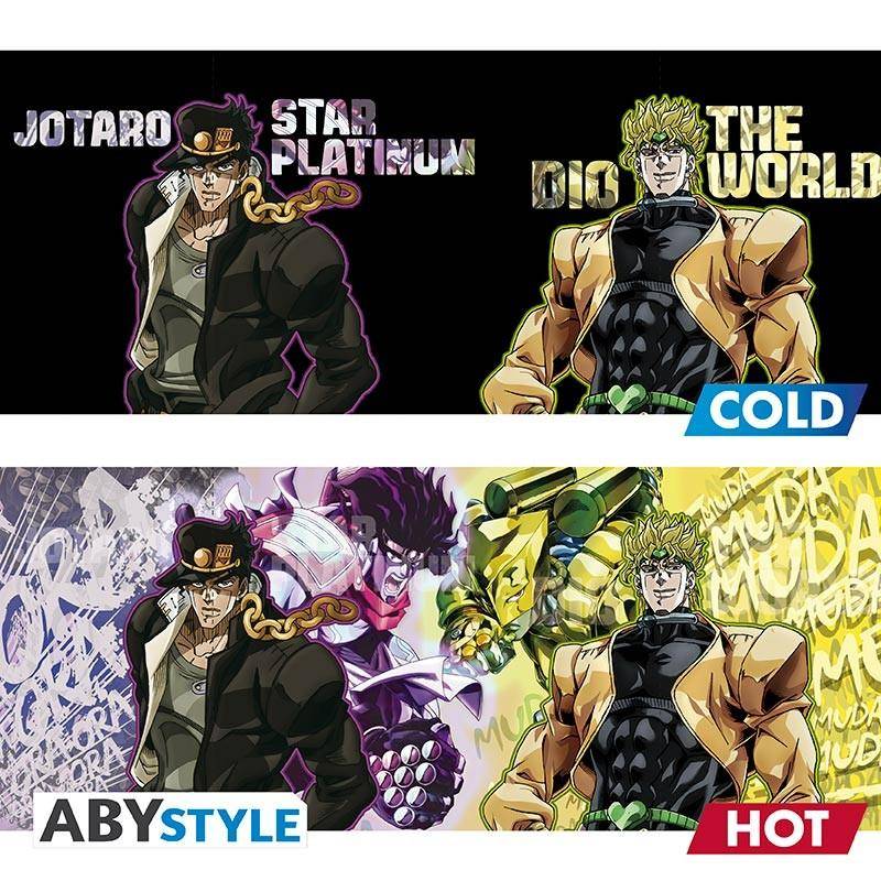 JoJo's Bizarre Adventure - Wärmewechsel Tasse Jotaro & Dio - 460 ml
