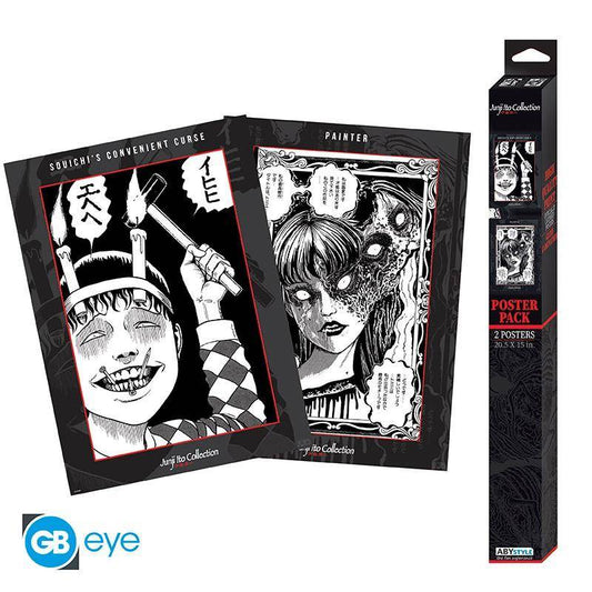 Junji Ito - Poster Set Souichi & Tomie - 52 x 38 cm