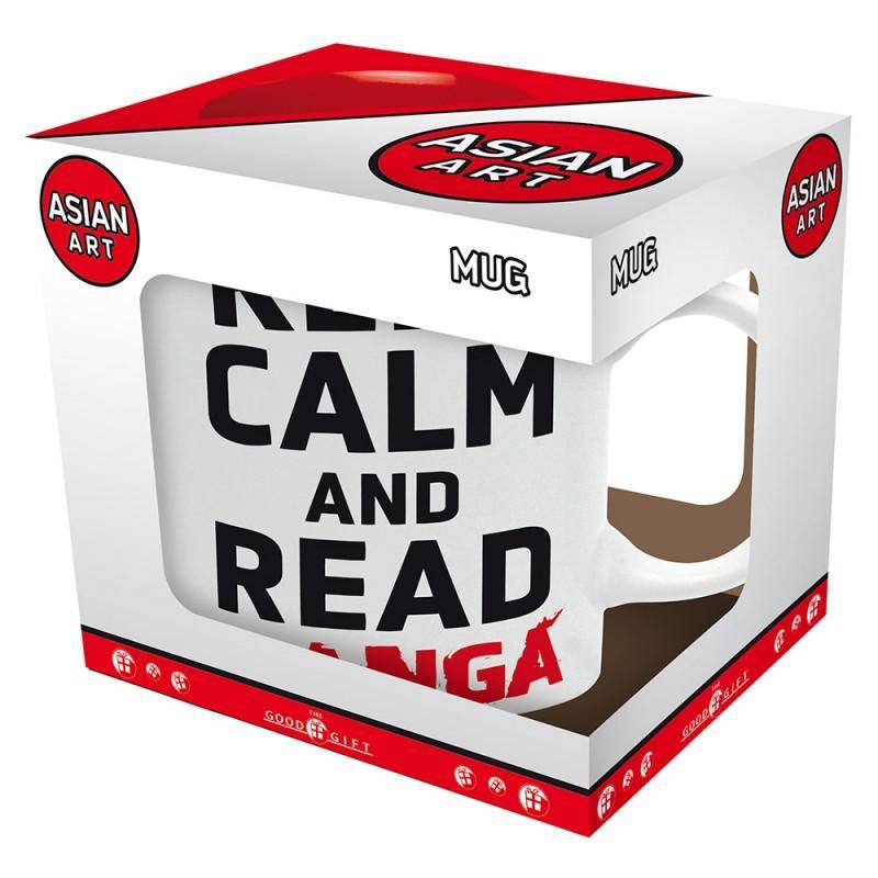 Asiatische Kunst - Tasse Keep calm and read Manga - 320 ml