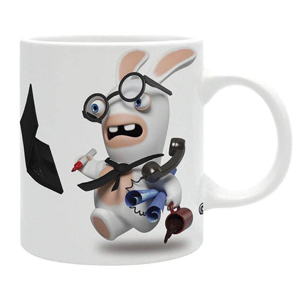 RAVING RABBIDS - Becher 320 ml - "BWAAAH ! ENCORE EN RETARD"
