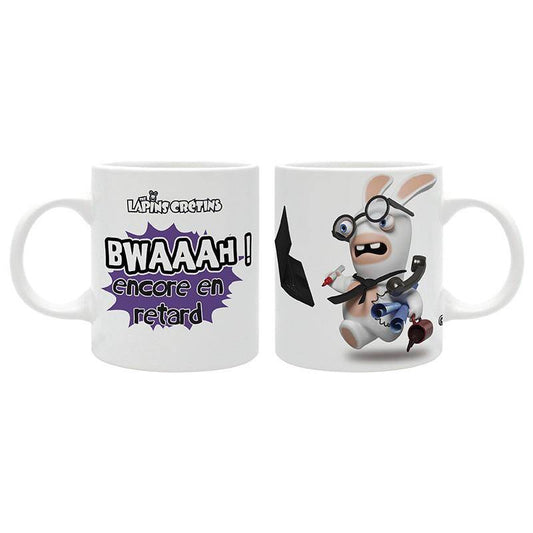 RAVING RABBIDS - Becher 320 ml - "BWAAAH ! ENCORE EN RETARD"