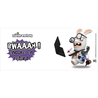 RAVING RABBIDS - Becher 320 ml - "BWAAAH ! ENCORE EN RETARD"