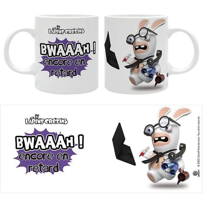 RAVING RABBIDS - Becher 320 ml - "BWAAAH ! ENCORE EN RETARD"