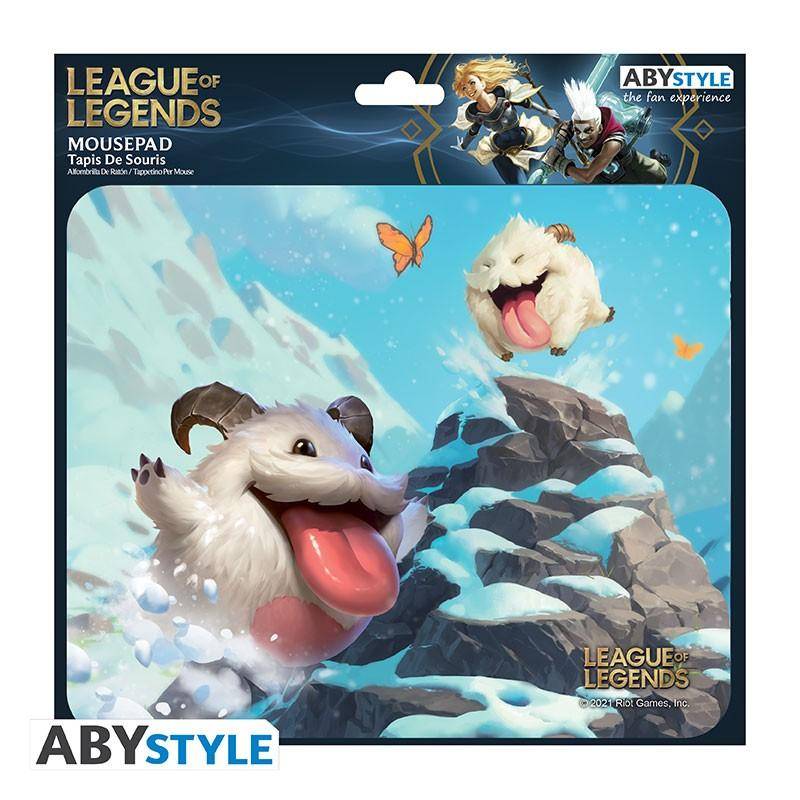 League of Legends - Mousepad Poro - 23,5 x 19,5 cm
