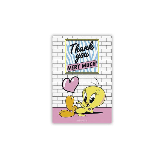 Looney Tunes - Magnet Tweety Dankeschön - 5,5 x 8 cm
