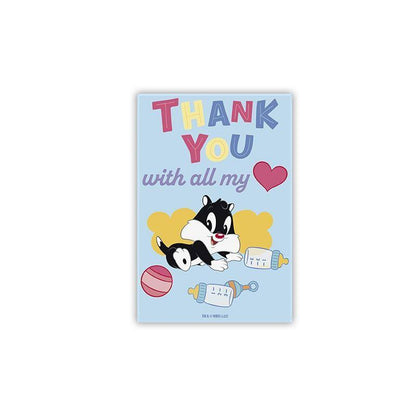 Looney Tunes - Magnet Dankeschön Baby Sylvester - 5,5 x 8 cm
