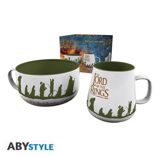 Der Herr der Ringe - Frühstücksset Tasse & Schale Gemeinschaft