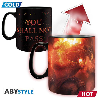 Der Herr der Ringe - Tasse mit Thermoeffekt Gandalf & Balrog - 460 ml