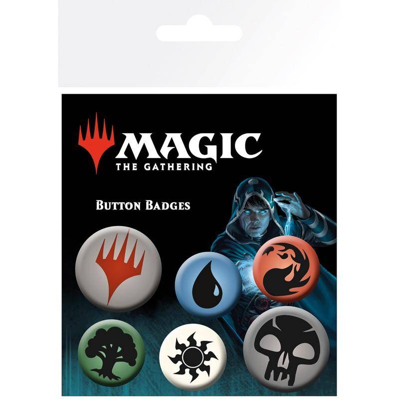 Magic: The Gathering - Anstecker Set Mana-Symbole