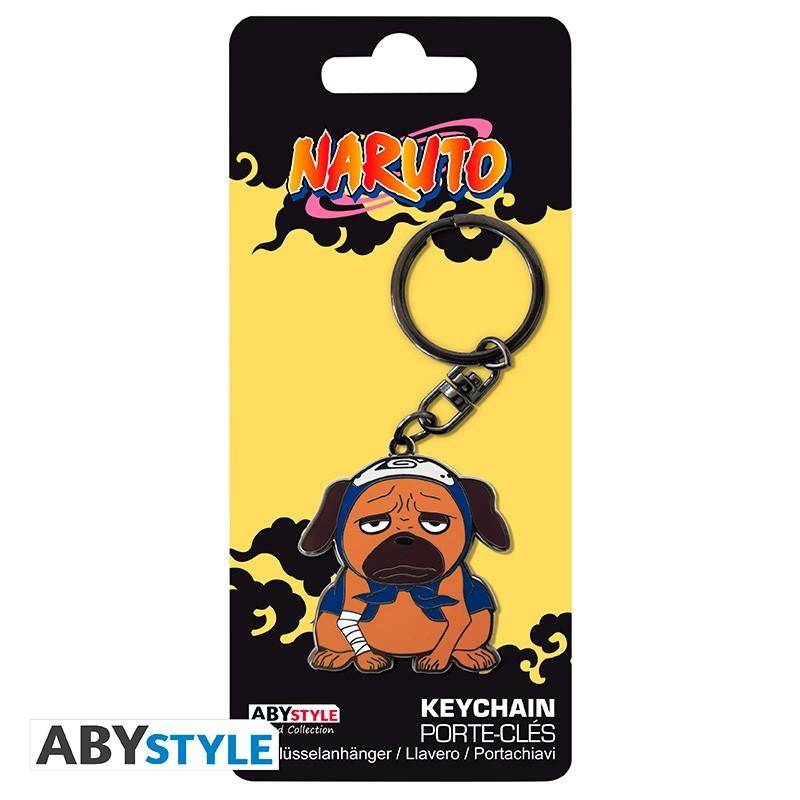 Naruto - Metall Schlüsselanhänger Pakkun