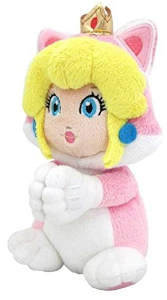 Nintendo - Plüsch Prinzessin Peach im Katzenoutfit  - 19 cm