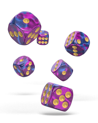 Oakie Doakie Dice - W6 Würfel Set Amethyst - 16 mm