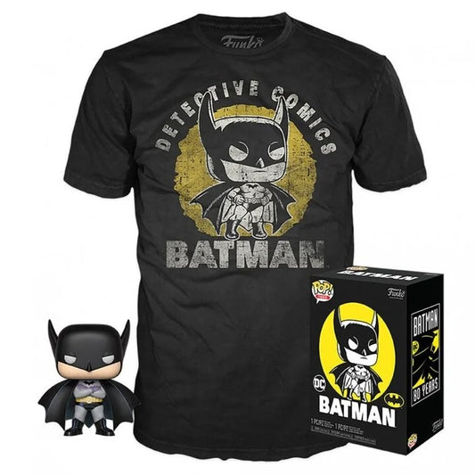 DC Comics - POP! Tees Set Vinyl Figur Batman & T-Shirt