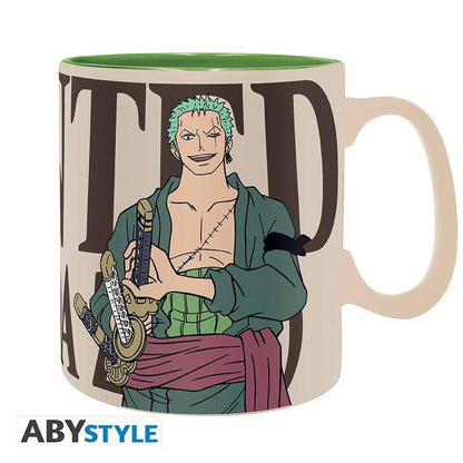 One Piece - Tasse Zoro Gesucht Plakat - 460 ml