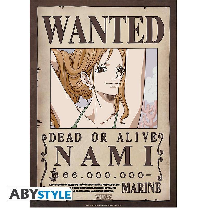 One Piece - Poster Set Strohhutbande Wanted Plakate - 21 x 29,7 cm