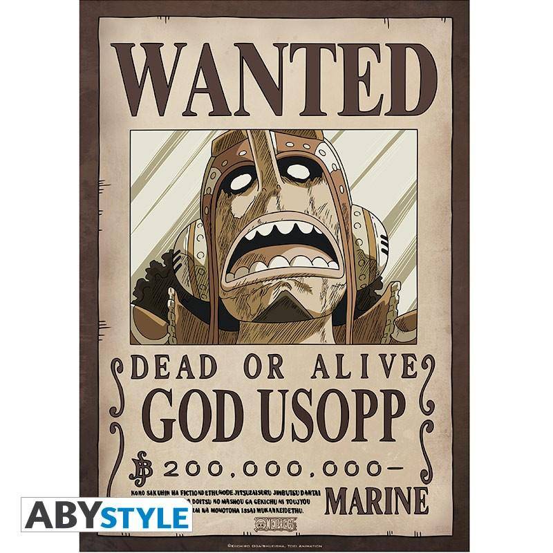 One Piece - Poster Set Strohhutbande Wanted Plakate - 21 x 29,7 cm