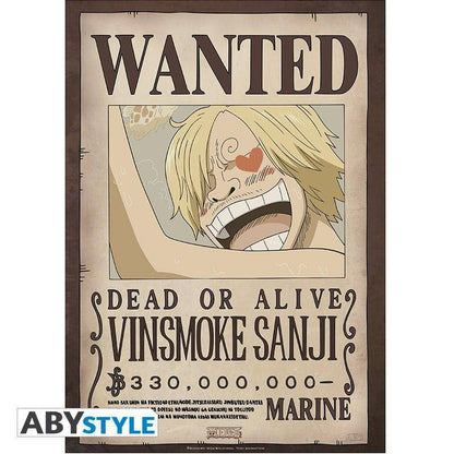 One Piece - Poster Set Strohhutbande Wanted Plakate - 21 x 29,7 cm