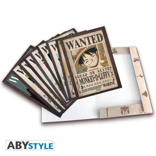 One Piece - Poster Set Strohhutbande Wanted Plakate - 21 x 29,7 cm