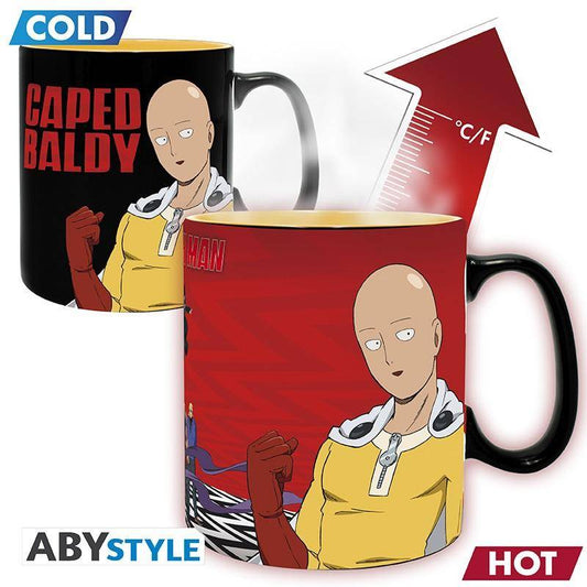 One Punch Man - Wärmewechsel Tasse Saitama & Garou - 460 ml