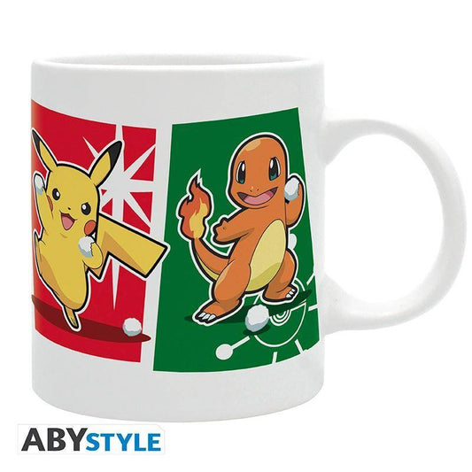 Pokémon - Tasse Starter Schneeballschlacht - 320 ml