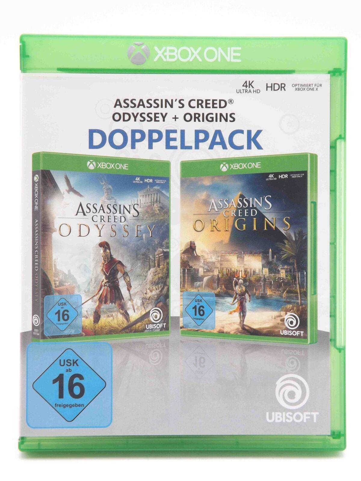 XBOX One - Assassins Creed Odyssey + Origins Doppelpack (Gebraucht)