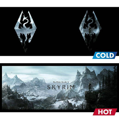 The Elder Scrolls V: Skyrim - Wärmewechsel Tasse Emblem - 320 ml