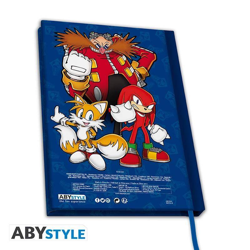 Sonic the Hedgehog - Notizbuch Charaktere - A5