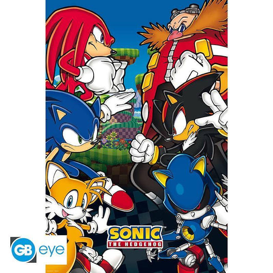 Sonic the Hedgehog - Poster Gruppe - 91,5 x 61 cm