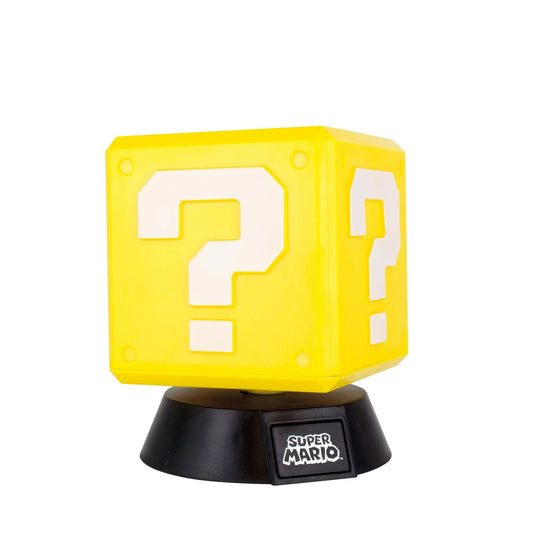 Super Mario - 3D Lampe Fragezeichen-Block - 11 cm