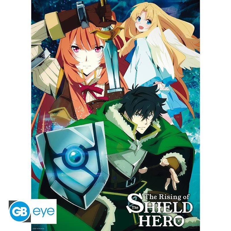 The Rising of the Shield Hero - Poster Set Charaktere - 52 x 38 cm