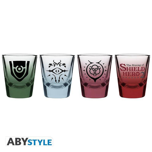 The Rising of the Shield Hero - Schnapsgläser Set Symbole - 50 ml