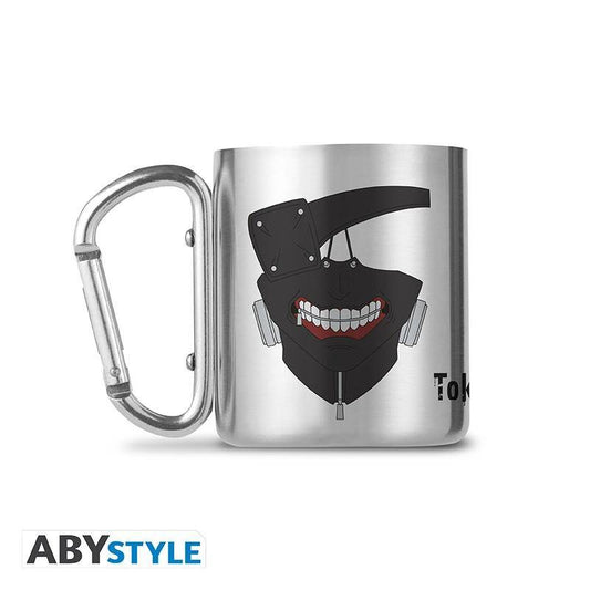 Tokyo Ghoul - Metalltasse mit Karabiner Maske - 235 ml