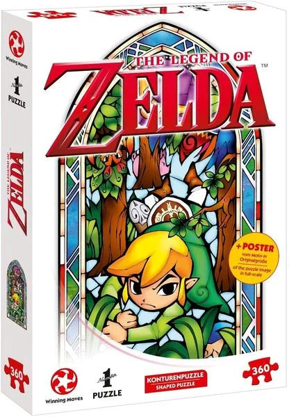 The Legend of Zelda - Puzzle Buntes Fenster (360 Teile)