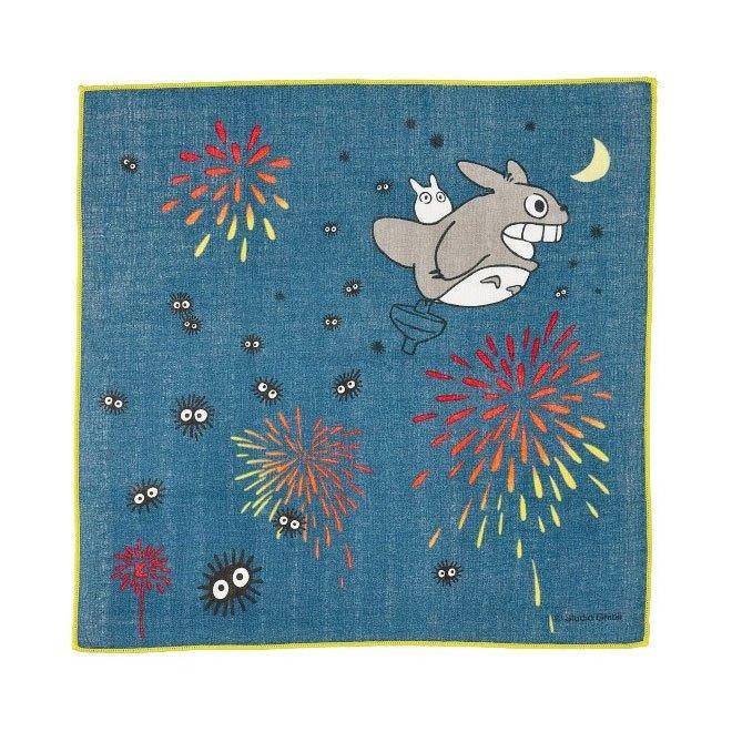 Studio Ghibli - Handtuch Mein Nachbar Totoro Feuerwerk - 29 x 29 cm