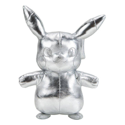 Pokémon - Plüschfigur 25. Jubiläum Silbernes Pikachu - 30 cm