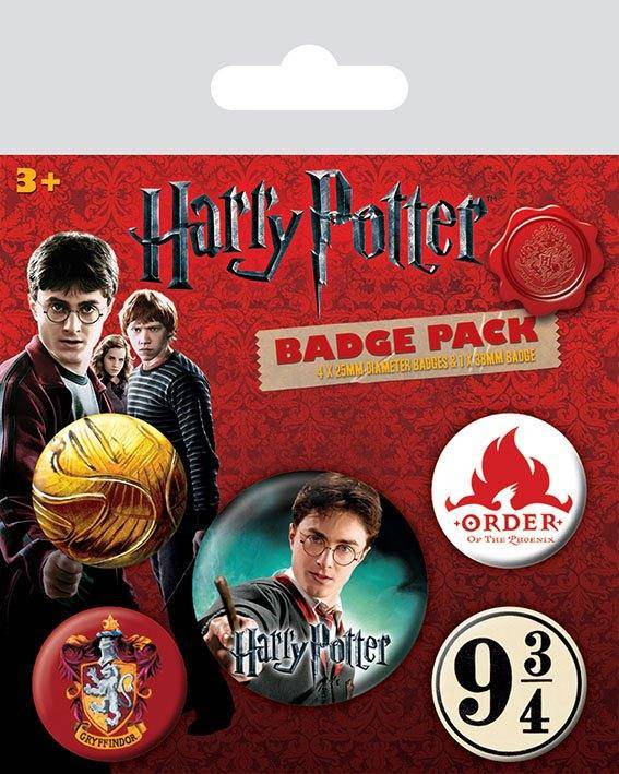 Harry Potter - Anstecker Set Gryffindor