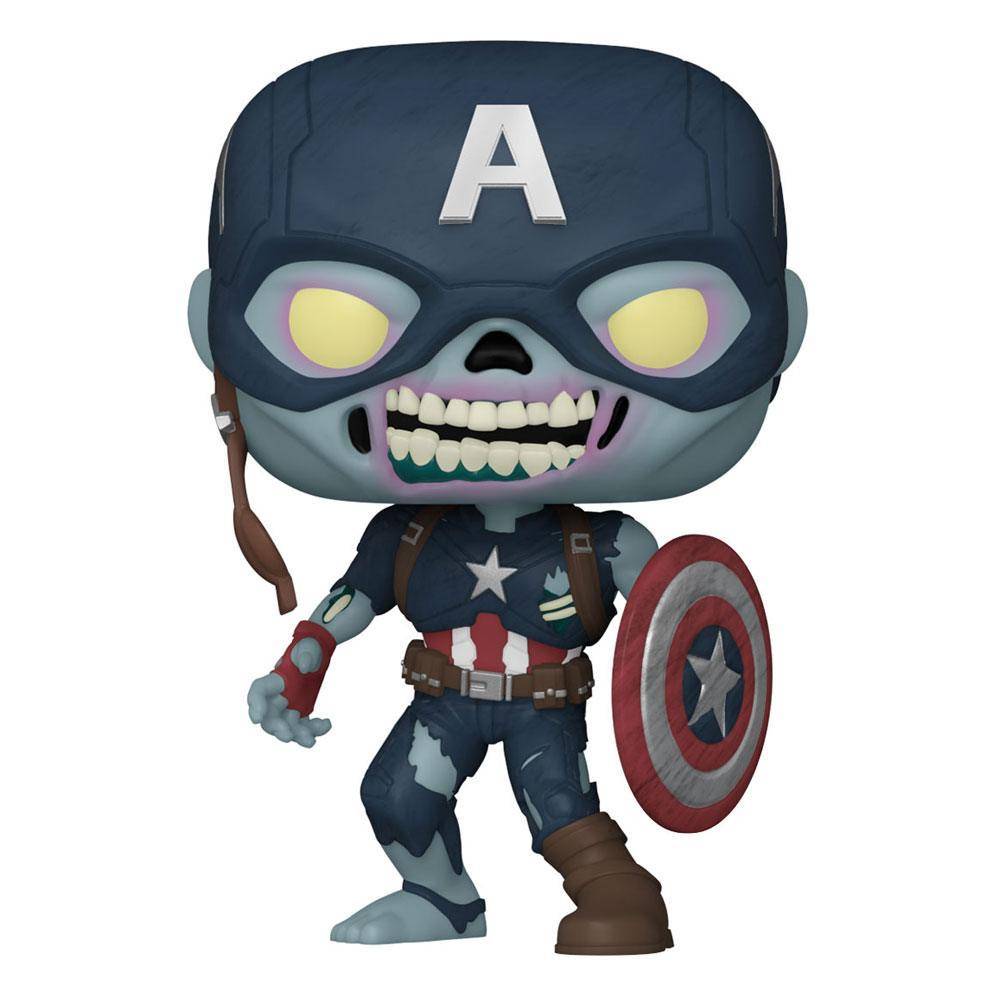 Marvel - POP! Vinyl Wackelkopf Figur Zombie Captain America 9 cm - 941
