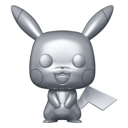 Pokémon - POP! Games Vinyl Figur Pikachu (Silber) 9 cm - 353