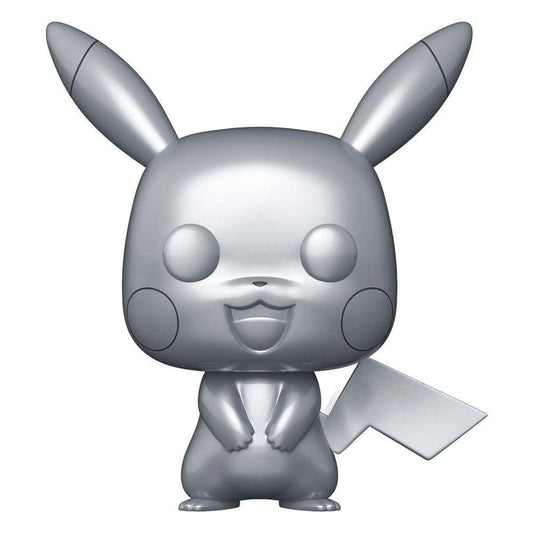 Pokémon - POP! Games Vinyl Figur Pikachu (Silber) 9 cm - 353