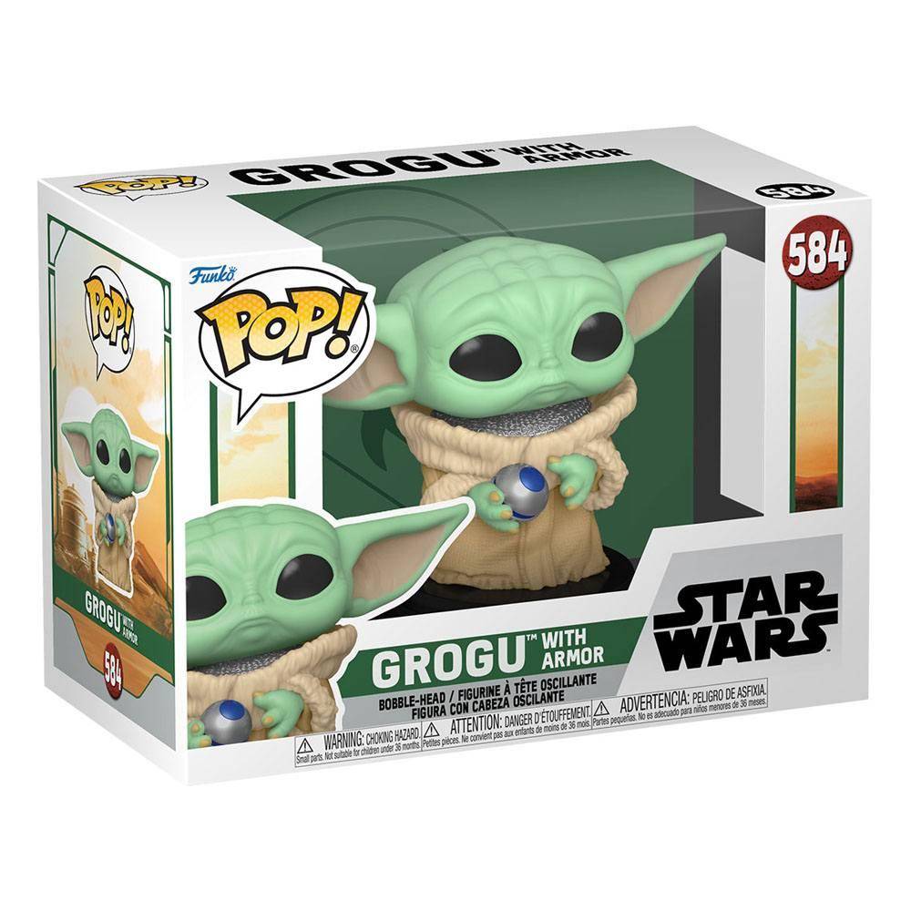 Star Wars - POP! Grogu mit Rüstung - 584