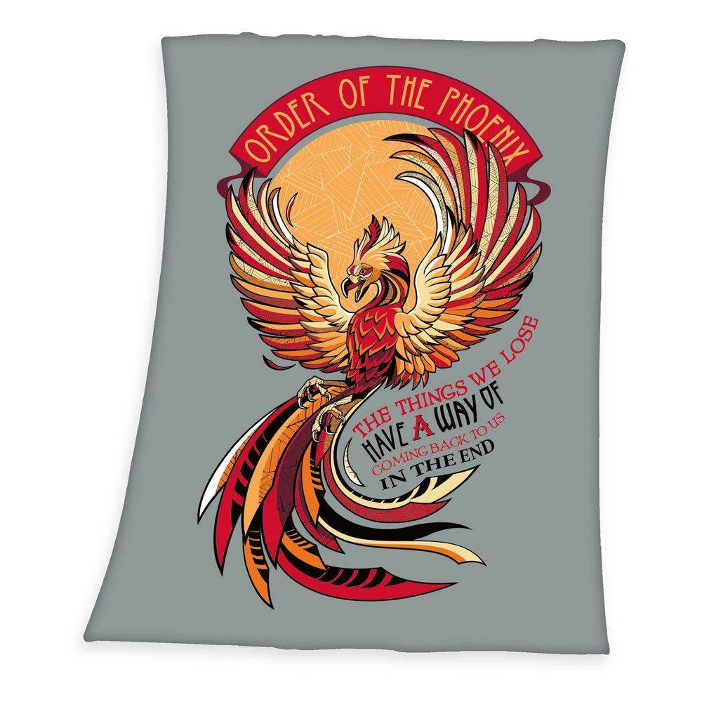 Harry Potter - Fleece Decke Phönix - 130 x 170 cm