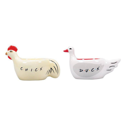 Friends - Eierbecher Set Hühnchen & Ente