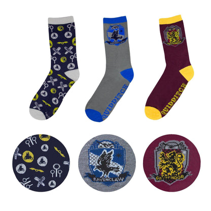 Harry Potter - Socken Set Ravenclaw & Gryffindor