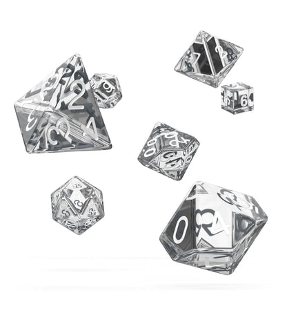 Oakie Doakie Dice - RPG Würfel Set Transparent - 7