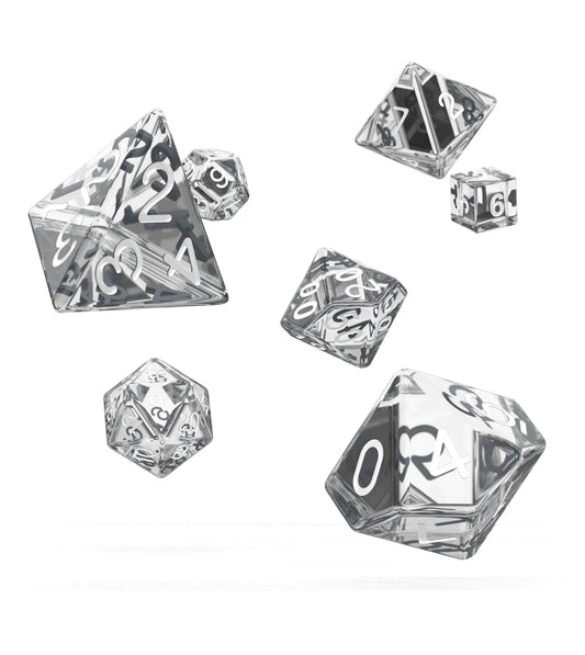 Oakie Doakie Dice - RPG Würfel Set Transparent - 7