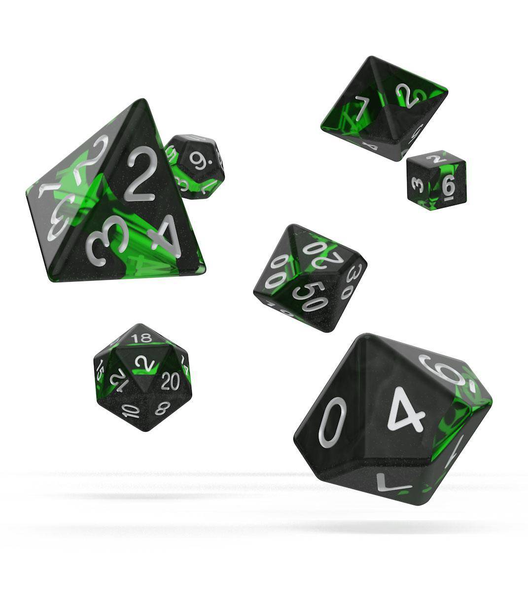 Oakie Doakie Dice - RPG Würfel Set Enclave Smaragd - 7