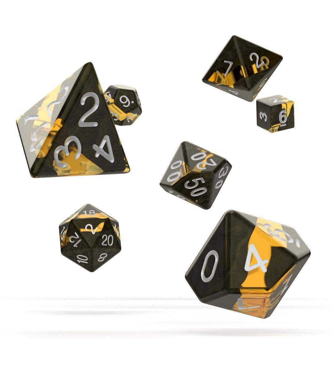 Oakie Doakie Dice - RPG Würfel Set Enclave Bernstein - 7