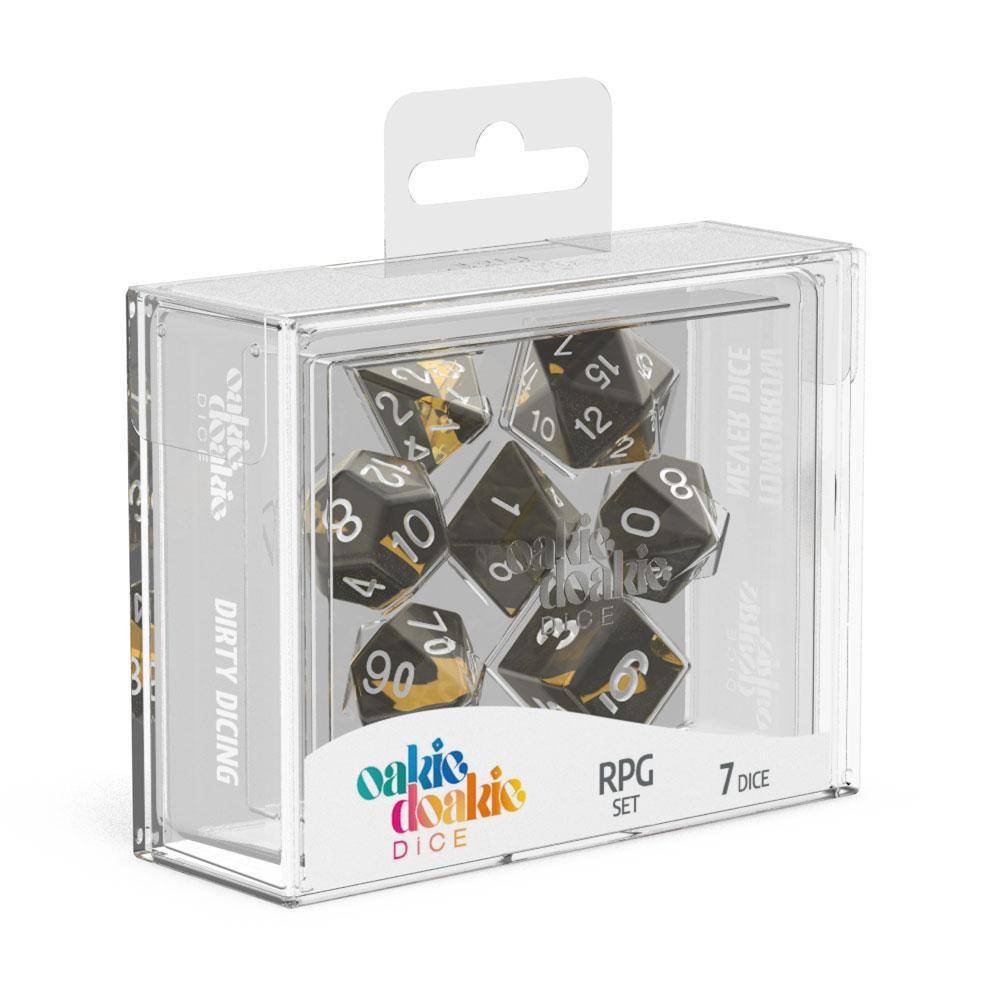 Oakie Doakie Dice - RPG Würfel Set Enclave Bernstein - 7