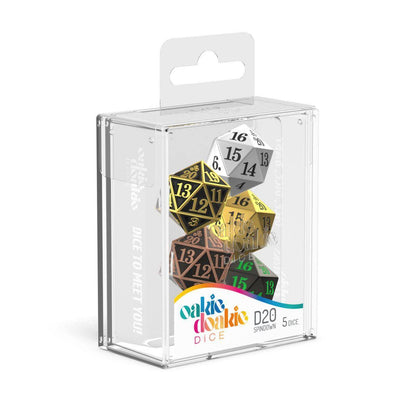 Oakie Doakie Dice - W20 Würfel Set Metall - 5