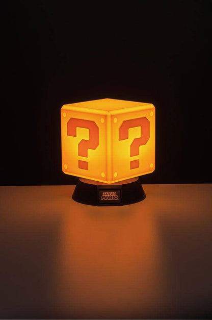 Super Mario - 3D Lampe Fragezeichen-Block - 11 cm